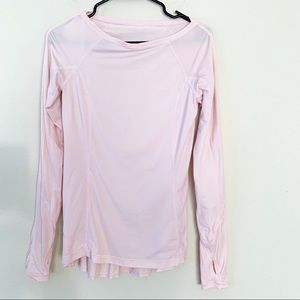 Lululemon Boat Neck Peplum Workout Running Top